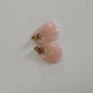 Rose quartz earrings